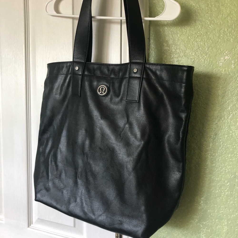 Lululemon Faux Leather Tote Bag